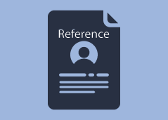 document with the word reference at the top
